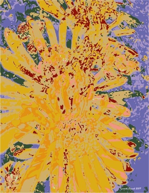 Digital Arts titled "Spring Aura #15" by Ken Grzesik, Original Artwork