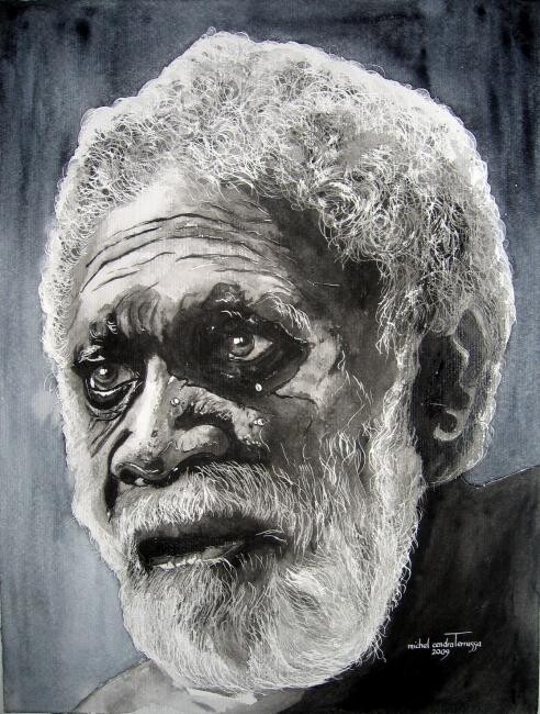 ABORIGENE 绘画, 25.6x19.7 in