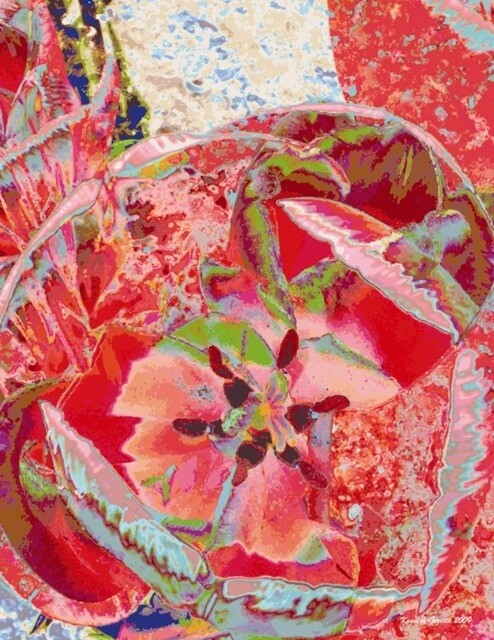 Digital Arts titled "Spring Aura #43" by Ken Grzesik, Original Artwork, Digital Painting