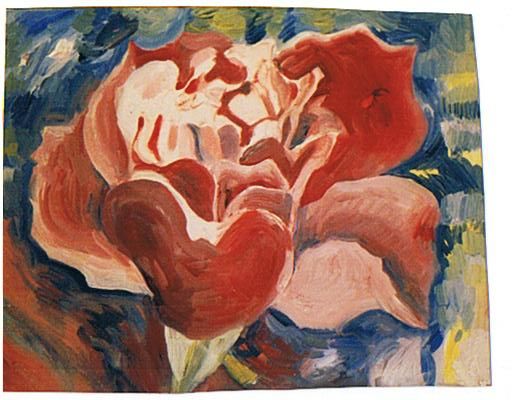 제목이 "Red rose"인 미술작품 Prema (Risto)로, 원작