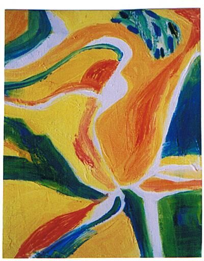 제목이 "Orange and green"인 미술작품 Prema (Risto)로, 원작, 기름