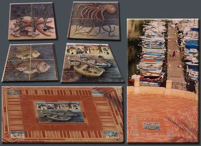 Peinture intitulée "Les Pêcheurs" par Ghyslaine De Sevlian, Œuvre d'art originale, Huile