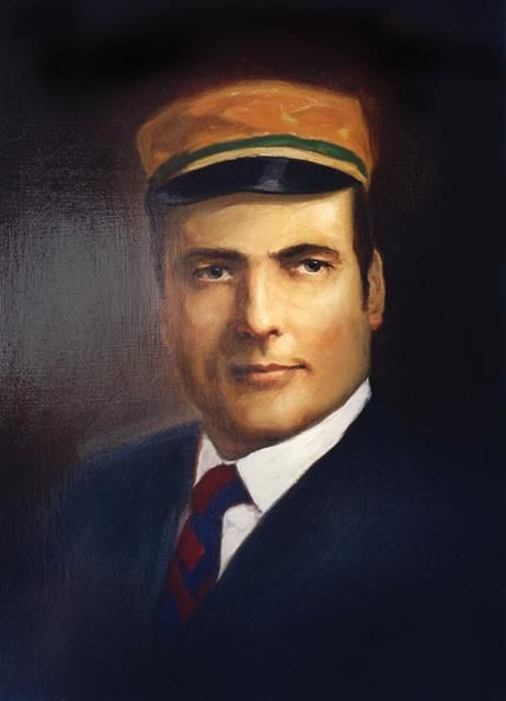 Painting titled "Edmund" by Peter Kiesners, Original Artwork, Oil