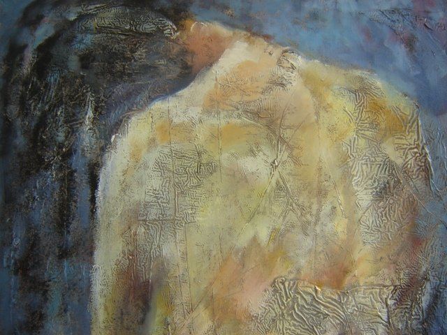 Painting titled "Detail -Silence" by Aleksandar Kostic, Original Artwork