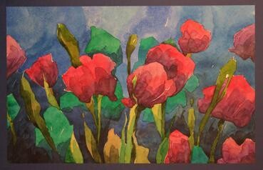 Schilderij getiteld "29.jpg" door Habibollah Aghamohammadi, Origineel Kunstwerk