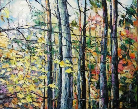 Painting titled "Killarney - oil on…" by Keren Gorzhaltsan, Original Artwork