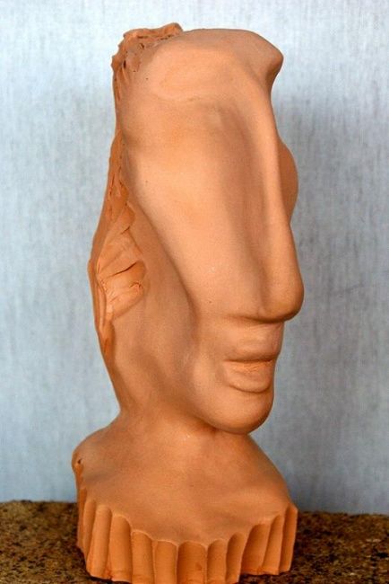 Sculptuur getiteld "Vinagre" door Enric Santamaria Eulogio, Origineel Kunstwerk, Terra cotta
