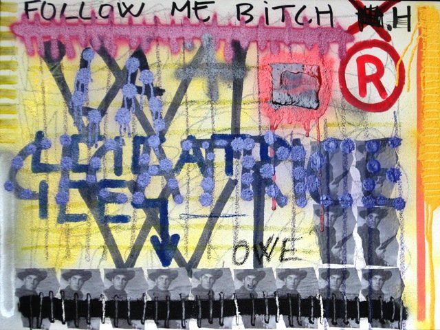 Painting titled "La Cicatrice" by Toytoy, Original Artwork