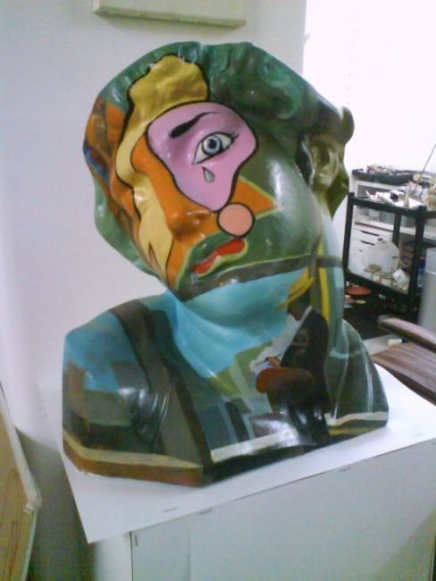 Pintura intitulada "SCULPTURE - POP-OFF" por Diogo Muñoz, Obras de arte originais