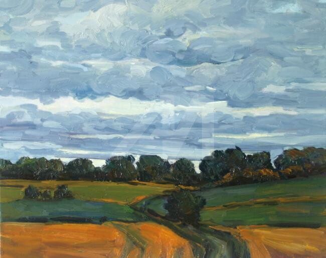 "Picardie landscape" başlıklı Tablo Katharine Librowicz tarafından, Orijinal sanat
