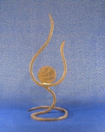 Sculpture titled "49. Rise" by Dimitriy Trifonov (Jo 78), Original Artwork, Metals