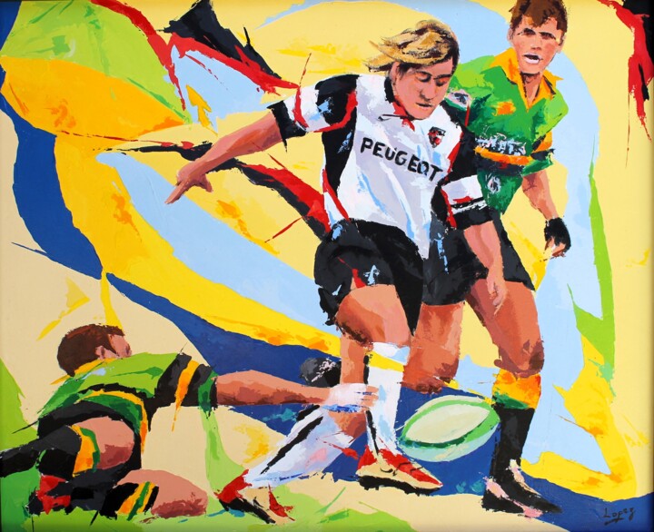 420 Interception 绘画, 23.6x28.7 in