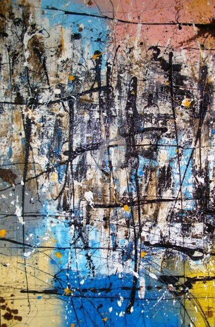Painting titled "Vicissitudes II" by Sio Montera, Original Artwork, Oil