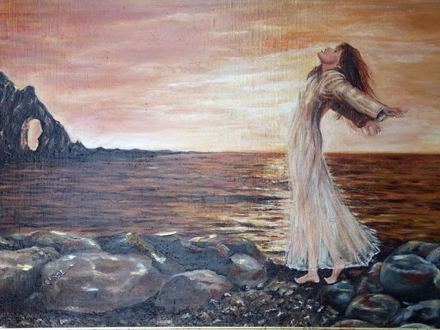 Malerei mit dem Titel "Le cri" von Aurel, Original-Kunstwerk