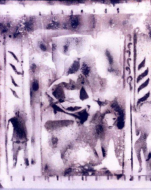 Diety Shiva 绘画, 24x20.1 in