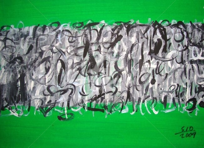 Painting titled "Untitled 4" by Sio Montera, Original Artwork, Oil