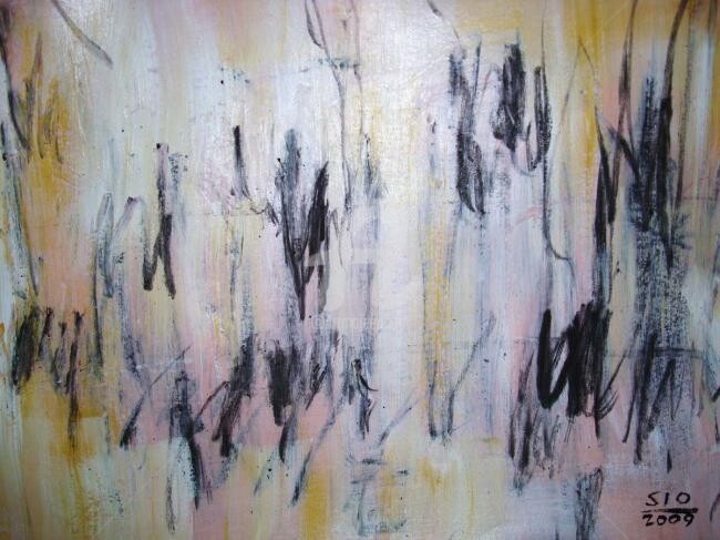 Ζωγραφική με τίτλο "Untitled 9" από Sio Montera, Αυθεντικά έργα τέχνης, Λάδι