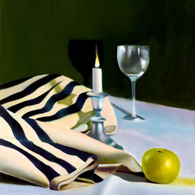 Peinture intitulée "Enlightened" par Tzvi Abraham, Œuvre d'art originale
