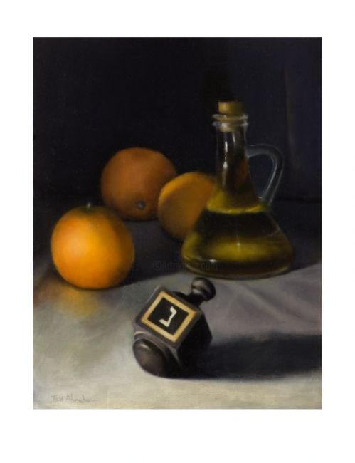 Peinture intitulée "Purity" par Tzvi Abraham, Œuvre d'art originale