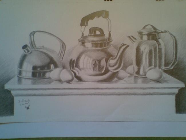 Dessin intitulée "Photo015.jpg" par Farid Bendjamah, Œuvre d'art originale