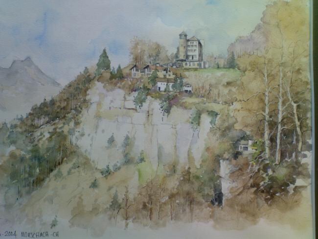 Peinture intitulée "MORSCHACH-CH" par Beytullah Şavkin, Œuvre d'art originale