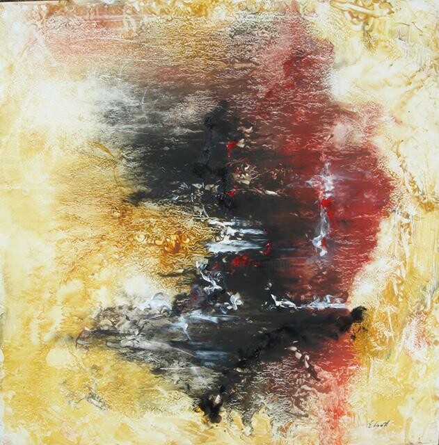 Painting titled "Les sanglots longs…" by Elisa Cook Benbassat Bassat, Original Artwork, Oil