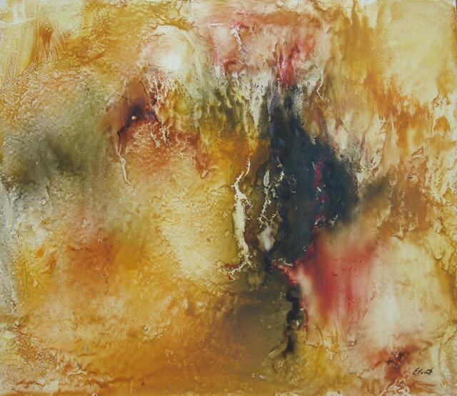 Peinture intitulée "Impulsion" par Elisa Cook Benbassat Bassat, Œuvre d'art originale, Huile