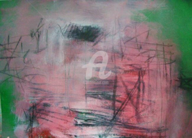 Painting titled "Untitled E" by Sio Montera, Original Artwork, Oil
