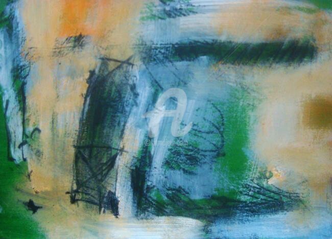 Painting titled "Untitled H" by Sio Montera, Original Artwork, Oil