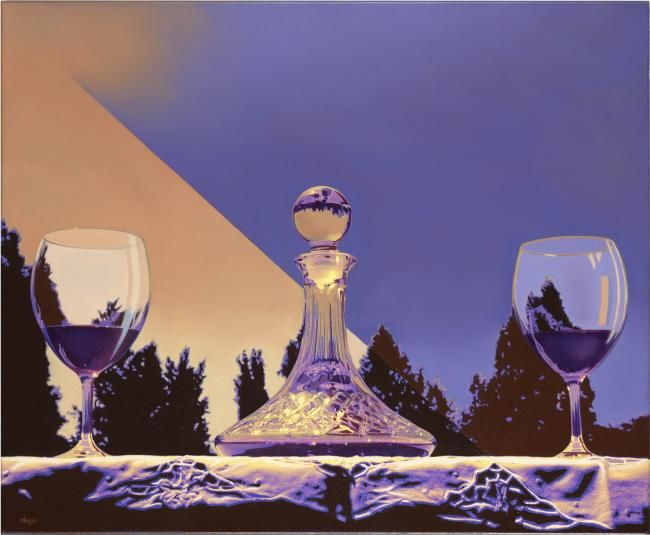 Painting titled "Morning Wine" by Carlos Dugos, Original Artwork