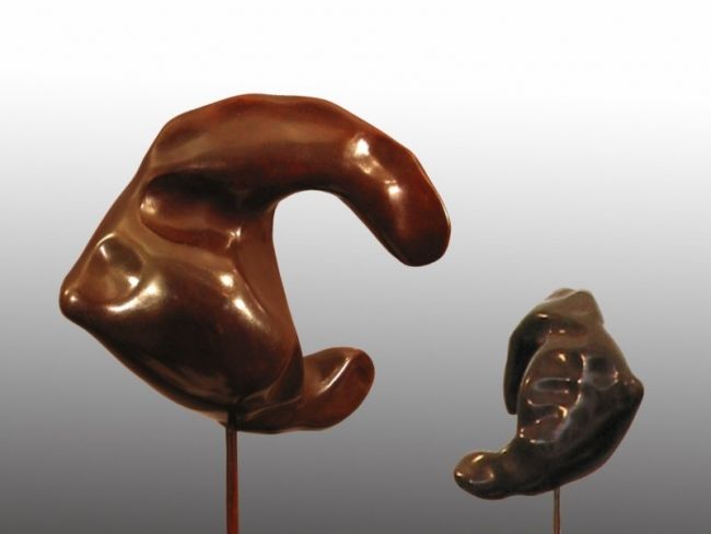 Sculpture intitulée "QUIETUDE" par Turzo, Œuvre d'art originale, Métaux