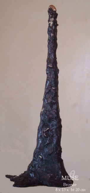 MUSE 5 雕塑, 11.8x3.2 in