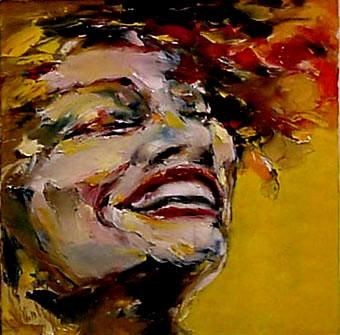 Painting titled "sourir" by Christian Vey, Original Artwork
