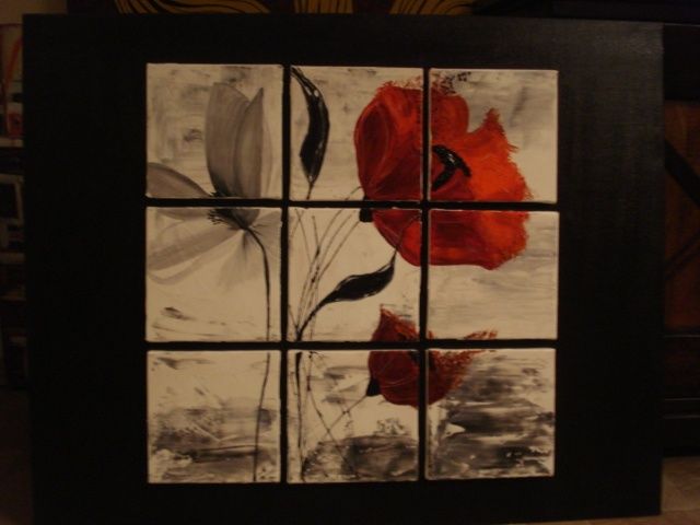 Peinture intitulée "pensée" par Sab, Œuvre d'art originale