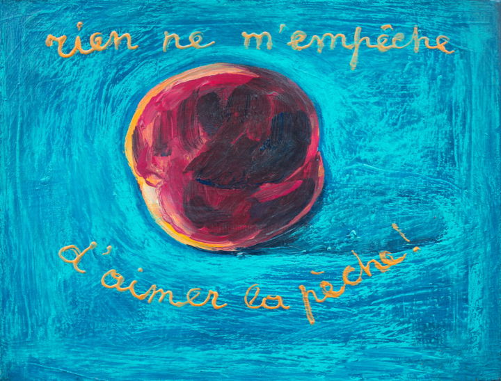 Painting titled "Rien ne m'empêche d…" by Nathalia Chipilova, Original Artwork, Acrylic