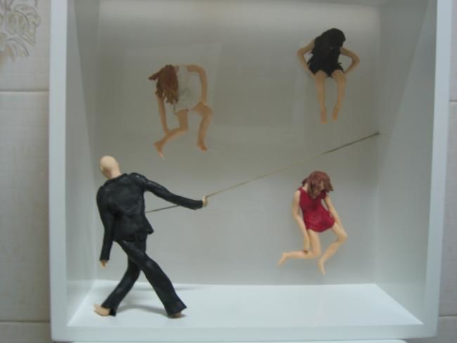 Sculptuur getiteld "la divina comedia" door Margarita, Origineel Kunstwerk