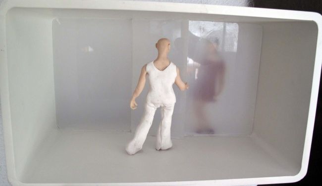 Sculptuur getiteld "barrera" door Margarita, Origineel Kunstwerk