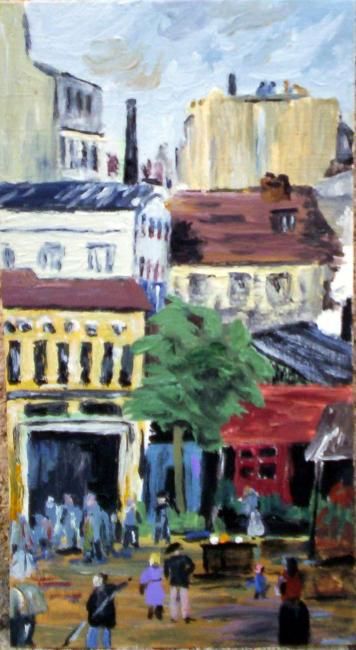Peinture intitulée "Hommage à Manet" par Alan Embrée Osler, Œuvre d'art originale