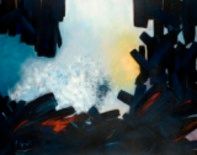 「FULGURANCE 2」というタイトルの絵画 Azeddine Elhilaliによって, オリジナルのアートワーク