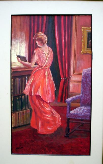 Peinture intitulée "Hommage à Vuillard" par Alan Embrée Osler, Œuvre d'art originale