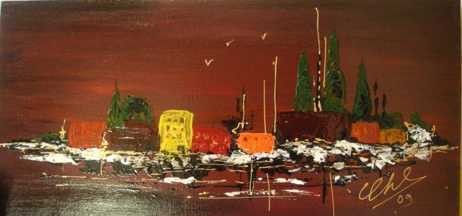 Painting titled "Bientôt l'orage" by Roger Chastel, Original Artwork