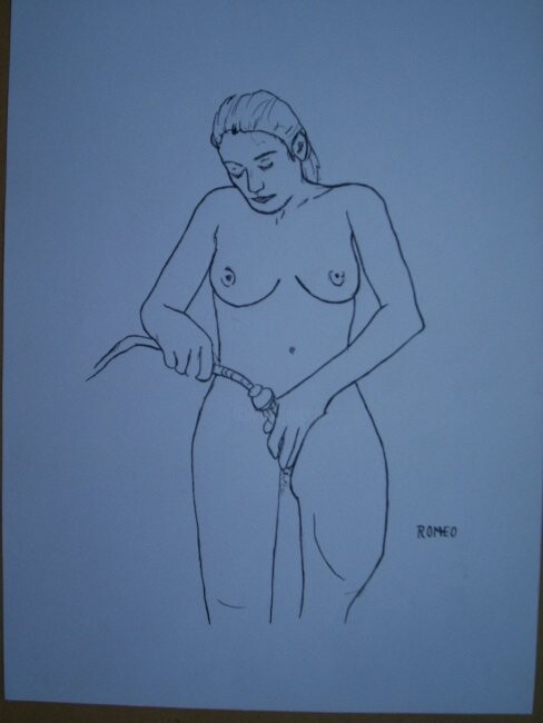 Desenho intitulada "Desenhos_085.jpg" por Romeo Zanchett, Obras de arte originais