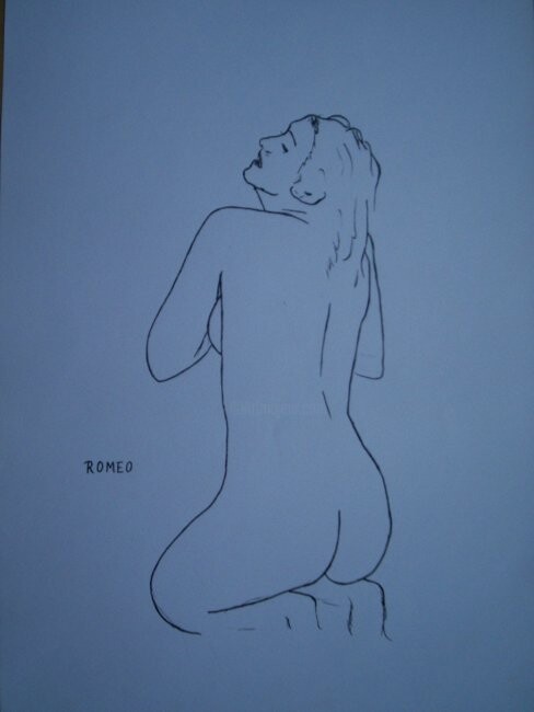 Desenho intitulada "Desenhos_086.jpg" por Romeo Zanchett, Obras de arte originais