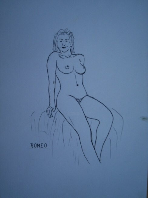 Desenho intitulada "Desenhos_089.jpg" por Romeo Zanchett, Obras de arte originais