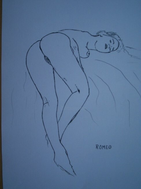 Desenho intitulada "Desenhos_096.jpg" por Romeo Zanchett, Obras de arte originais