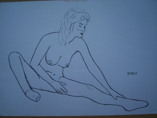 Desenho intitulada "Desenhos_097.jpg" por Romeo Zanchett, Obras de arte originais