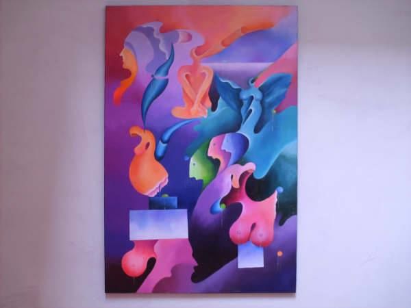 Painting titled "AraCy17.jpg" by Arandia, Original Artwork