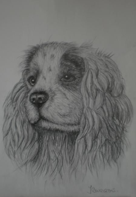 Dessin intitulée "Choupy" par Josette Bourgeois, Œuvre d'art originale