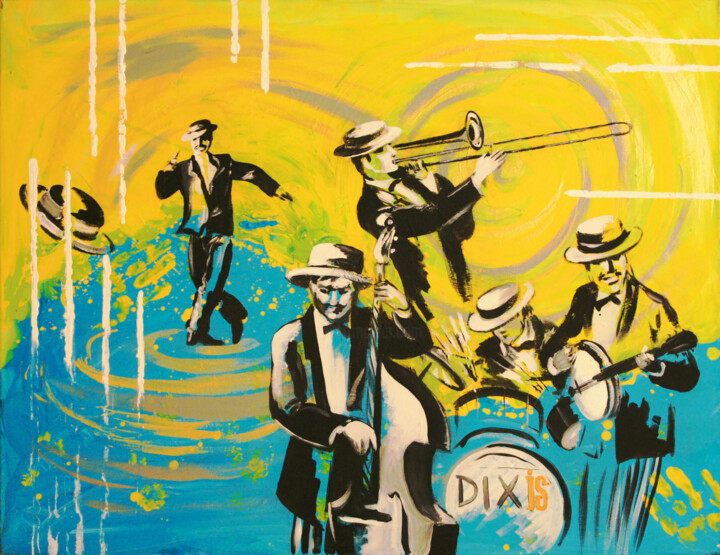Dixilend 绘画, 27.6x35.4 in