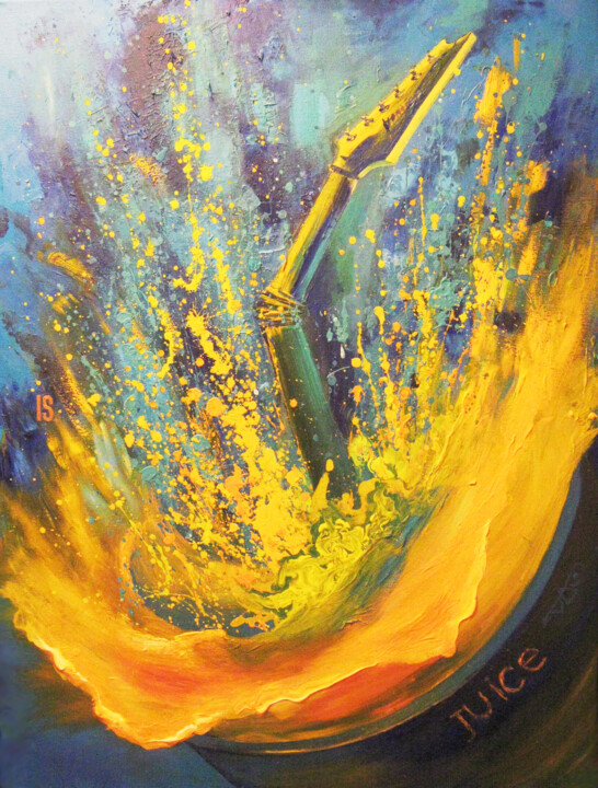 Juice 绘画, 40.2x29.9 in